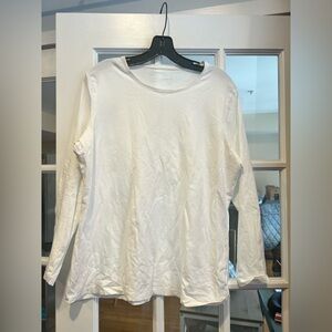 Classic White Long Sleeve Tee